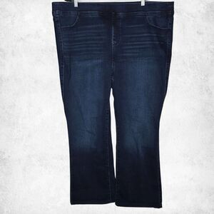 Torrid Lean Jean Slim Boot Super Soft Dark Wash Plus 4R (26) High Rise Pull-On